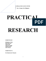 Practical Research: Surigao Education Center Km. 2, Surigao City, Philippines