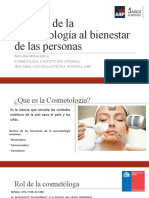 Aportes de La Cosmetología Al Bienestar de Las