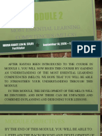 Most Essential Lear Ning Competencies (Melc S) : Maria Grace Len M. Salay Facilitator September 14, 2020 - 1:00 - 5:00 PM