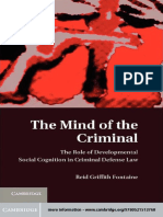 The Mind of The Criminal - The Role of Developmental Social Cognition in Criminal Defense Law PDF