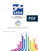 LEEA-036 (B) - Academy ITS Practical Training Courses Jan - June 2020 Version 1 October 2019