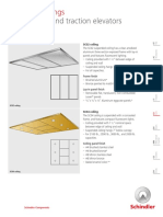 For Hydraulic and Traction Elevators: Schindler Ceilings