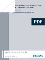 Applications & Tools: Calculating Production Figures Using Wincc Standard Functions