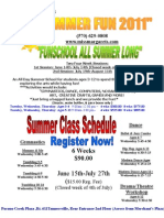 2011 Summer Flyer