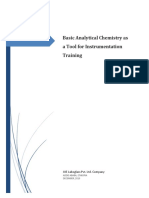 Fundamental Analytical Chemistry Module - Latest Edition Dec, 2019