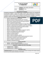 Plano de Ensino - Geografia - 6º Ano 3º Trimestre