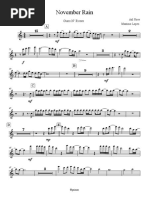 November Rain 2020 - Flute PDF