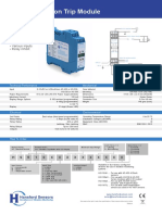 HS-510 Vibration Trip Module: Key Features