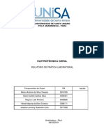 Relatório Eletrotécnica Geral