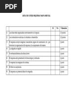 Lista de Cotejo Esquema