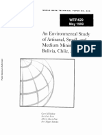 An Environmental Study of Artisanal, Small, and Medium Mining in Bolivia, Chile, and Peru