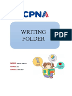 Writing Folder