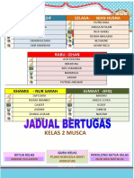 Jadual Tugasan Bilik Darjah