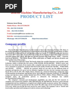 2019 BEACON Product List PDF