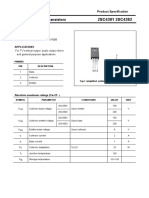 Silicon NPN Power Transistors: 2SC4381 2SC4382