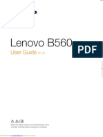 Lenovo B560: User Guide