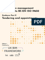 Information Management According To BS EN ISO 19650 Tendering and Appointments