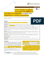 Camps Et Al., 2015 - AT and Metabolic Adaptation