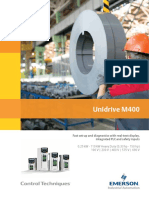 Unidrive M400: Fast Set-Up and Diagnostics With Real-Text Display, Integrated PLC and Safety Inputs