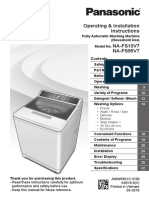 Operating & Installation Instructions NA-FS10V7 NA-FS95V7