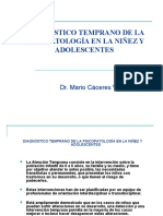 Diagnostico Temprano de La Psicopatología en La Niñez