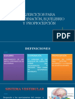 Ejercicios para Coordinación, Equilibrio Y Propiocepción