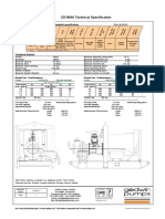 CD160M Technical Specification: Standard Pump Material Specification