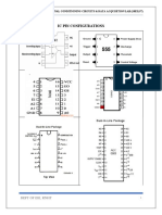 Ic Pin Configurations: Signal Conditioning Circuits & Data Acquisition Lab (18eil57)