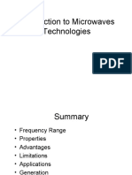 Introduction To Microwaves Technologies