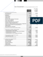 Standlone Cash Flow Statement