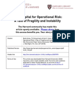 Bank Capital For Operational Risk: A Tale of Fragility and Instability