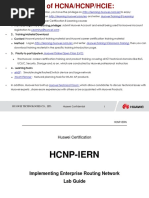 Huawei Certification HCNP Lab Guide HCNP-IERN v1.6 PDF