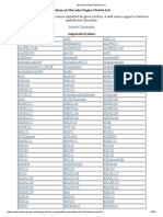 Mercedes Engine Module List