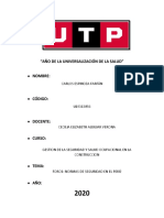 F1 - Gestion de La Seguridad y Salud Ocupacional en La Construccion