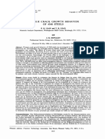 Fatigue Crack Growth Behavior of 4340 Steels: P. K. Liaw and T. R. Leax