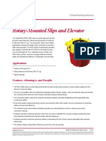 RMS 3000 Rotary-Mounted Slips and Elevator: Applications