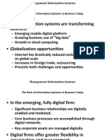 How Information Systems Are Transforming: Business