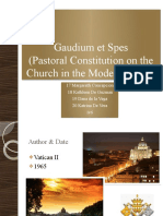 Gaudium Et Spes (Pastoral Constitution On The Church in The Modern World)