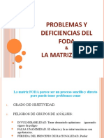 1 - Diapositivas - Problemas Del FODA - Matriz PEYEA