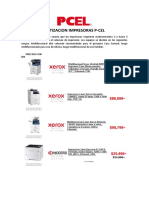 Cotizacion Impresoras Pcel