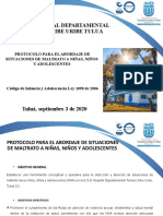 Protocolo para El Abordaje de Situaciones de Maltrato A Niñas Niños y Adolescentes 3 Sep de 2020