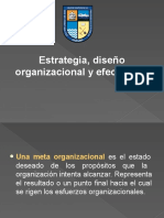 Estrategia, Diseño Organizacional y Efectividad