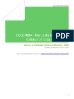 Encuesta Nacional de Calidad de Vida - ECV 2018 PDF