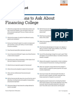 20 Questions To Ask About Financing College