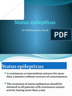 Status Epilepticus: DR Abdelmoniem Saeed