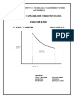 Engineering Thermodynamics - QB