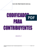 Codificador para Contribuyentes - Version 17 - Actualizado Incorporado Sas