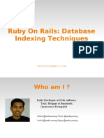 Ruby On Rails: Database Indexing Techniques