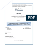 Le Phénomène Des Accidents de Circulation en Algérie Et Les Mécanismes de Prévention Et de Contrôle