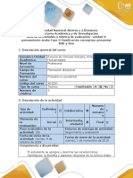 GuÃ - A de Actividades y Rãºbrica de Evaluaciã N - Unidad 2 Pensamiento Ã¡rabe Fase 3 ClasificaciÃ N Conceptos Presentar PDF